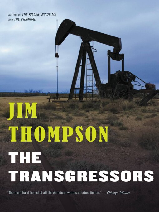 Title details for The Transgressors by Jim Thompson - Wait list